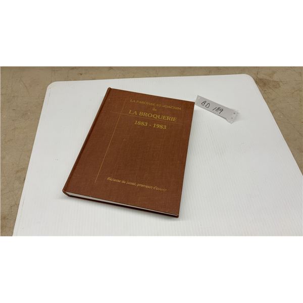 Vintage La Broquerie, Manitoba Hardcover Town History Book