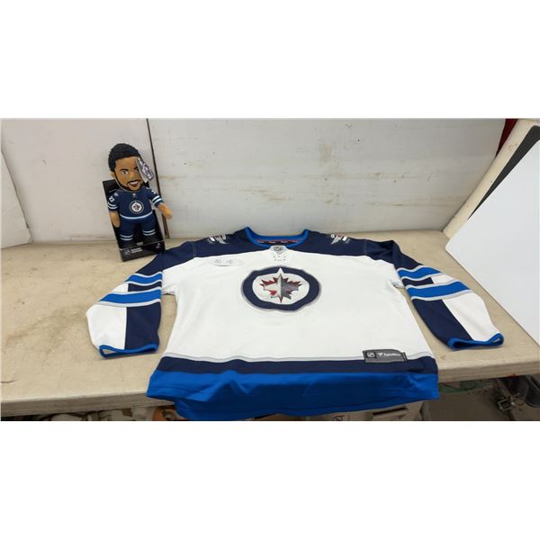 Winnipeg Jets Fanatics Licensed NHL Jersey Men's 3XL and Dustin Byfuglien Autographed
