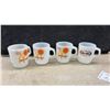 Image 6 : Vintage Fire King Anchor Hocking Milk Glass Mug Lot: A&W, McDonald's, Bonanza and 2 Jugs