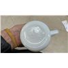 Image 8 : Vintage Fire King Anchor Hocking Milk Glass Mug Lot: A&W, McDonald's, Bonanza and 2 Jugs