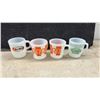 Image 9 : Vintage Fire King Anchor Hocking Milk Glass Mug Lot: A&W, McDonald's, Bonanza and 2 Jugs
