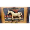 Image 4 : Vintage White Horse Whisky 3D Hand-Painted Wood Advertising Sign, 16” x 21”