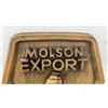 Image 3 : Vintage Molson Export Draft 3D Bar Advertising Sign, 19” x 21”