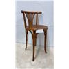 Image 1 : Vintage Thonet-Style Bentwood Bistro Cafe Chair with Fanned Spindle Back and Round Seat