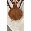 Image 4 : Vintage Thonet-Style Bentwood Bistro Cafe Chair with Fanned Spindle Back and Round Seat