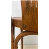 Image 6 : Vintage Thonet-Style Bentwood Bistro Cafe Chair with Fanned Spindle Back and Round Seat
