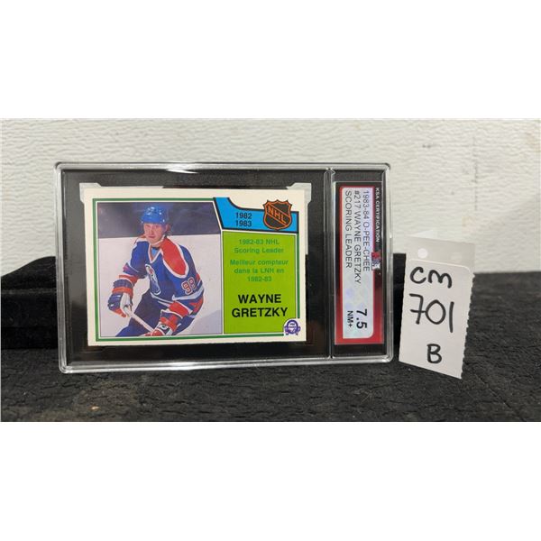 Graded Wayne Gretzky Edmonton Oilers Card