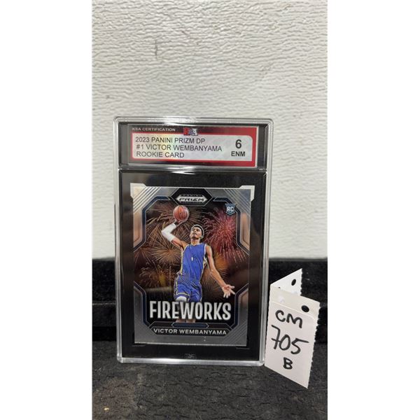 Graded Victor Wembanyama Rookie Basketball Card