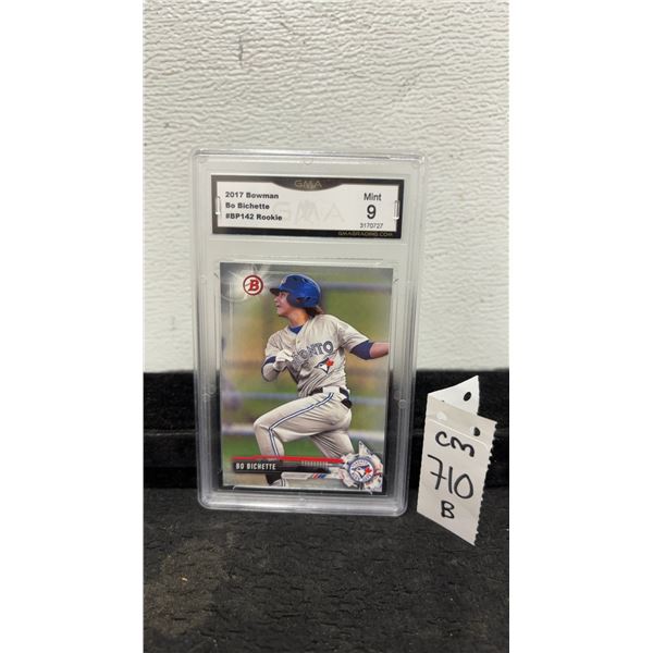 Graded Bo Bichette Rookie Toronto Blue Jays Card