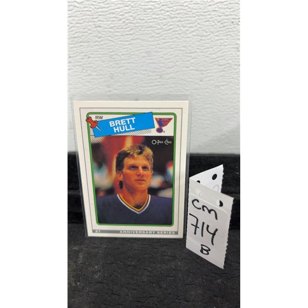 Brett Hull St Louis Blues Hockey Card
