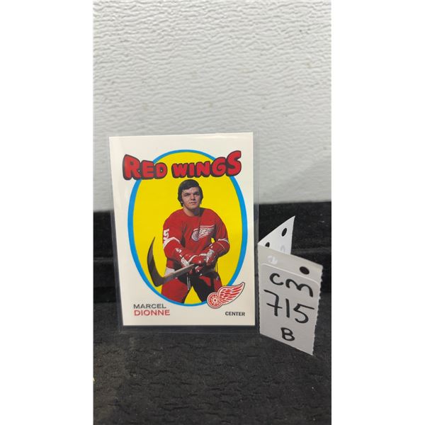Marcel Dionne Detroit Red Wings Hockey Card