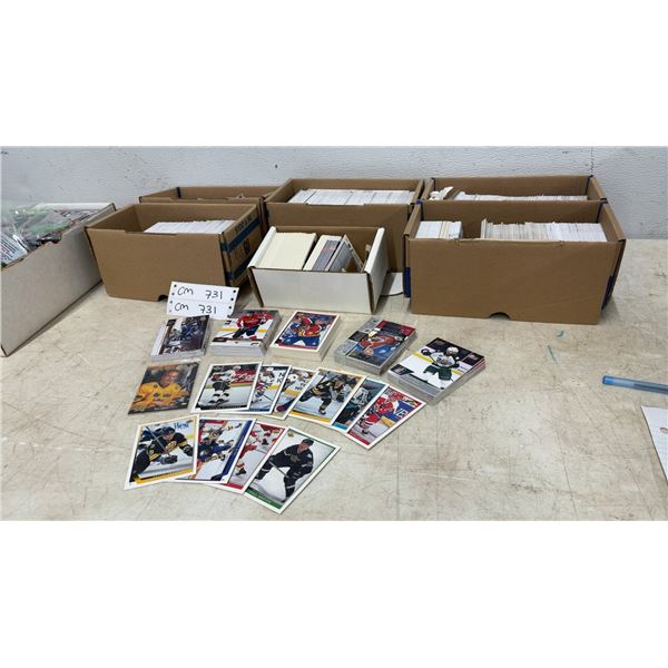 Large Hockey Card Collection