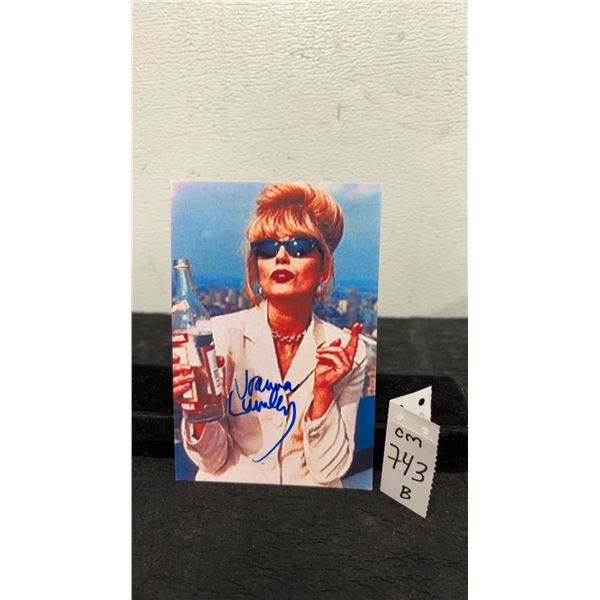 Signed Johanna Lumley 4 × 6 Photo