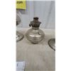 Image 3 : Four Silver-Plated Oil Lamps, Various Styles and Sizes