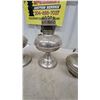 Image 4 : Four Silver-Plated Oil Lamps, Various Styles and Sizes