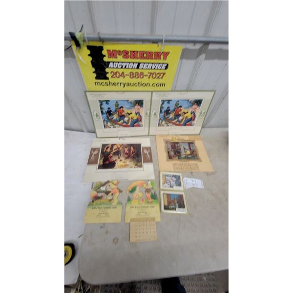 Vintage Calendars and Ephemera: 1965 Hooker's Lumber Yard and A. Winger
