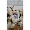 Image 3 : Maui Surfboard Plaque, 2 Furry Animal Figures, Fur and Leather Mat, and Dreamcatchers