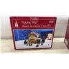 Image 3 : Three Lemax Caddington Village Tannenbaum Christmas Shoppe 2003 and Holiday Time Lighted Buildings