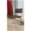 Image 6 : Brown Wicker-Style Folding Bistro Set with Square Table 24 × 24” and Two Chairs