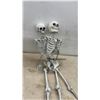 Image 9 : Halloween Blow Mold Ghost and Two Skeleton Props