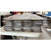 Image 5 : 35 + Antique Pressed Tin Ceiling Tiles with Embossed Scrollwork Design, 24 × 24”