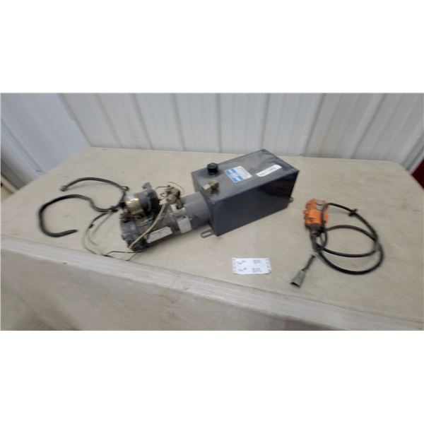 Hydraulic Power Unit, Pump, Motor, Reservoir, Hoses, and Control Pendant