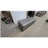 Image 4 : Gray Upholstered Bench 18”×46”×16”