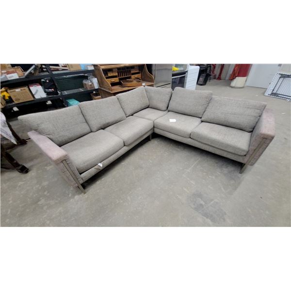 Modular Sectional Sofa with 7 Seat and 6 Back Cushions