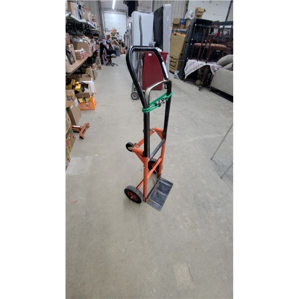 Orange and Black Hand Truck