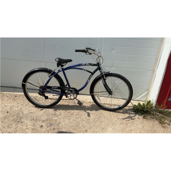 Freespirit Vega Deluxe Variable Speed Cruiser Bicycle with Shimano Gears and Front Suspension, 26”