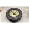 Image 5 : Pair of Carlisle 16 × 6.50-8 NHS Lawn Tractor Tires with Rims