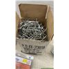 Image 2 : Box of 10 Gauge x 2 1/2” 18-8 Stainless Steel Nails and Assorted Fasteners, Screws, Bolts