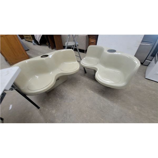 Brunswick Bowling Alley Seating, Double, 2-Piece Set