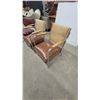 Image 2 : Vintage Chrome and Upholstered Armchairs with Wood Armrests