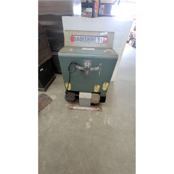 Vintage Uneeda Shoeshine Machine, Coin-Operated
