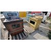 Image 1 : 2 Vintage Stoves: Brown Connoisseur and Harvest Gold Westinghouse