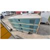 Image 1 : Two Vintage Metal Lockers, 3-Door Sections Each, 72”×21”×36”