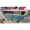 Image 3 : Two Vintage Metal Lockers, 3-Door Sections Each, 72”×21”×36”