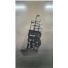 Image 3 : Pair of Framed Sailing Ship Art Prints in Rustic Reclaimed Wood Frames, 13 × 11”
