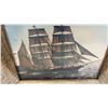 Image 5 : Pair of Framed Sailing Ship Art Prints in Rustic Reclaimed Wood Frames, 13 × 11”