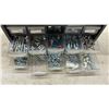 Image 5 : Three Multi-Drawer Parts Organizers With Assorted Screws, Bolts, Nuts, Washers, Anchors