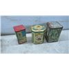 Image 4 : Vintage Decorative Tins Including Carr's Biscuit and Brooke Bond Tea with Floral and Scenic Motifs