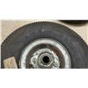 Image 10 : Assortment of 10” x 4.10/3.50-4 Utility Tires, Wheels, and Hubs for Hand Trucks and Carts