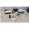 Image 1 : Innovage LCD Touch Panel Speaker Phone, Realistic Chronomatic 250, GE Radio, Camera, Vintage Alarm