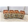 Image 5 : Vintage Kitchen Canisters, Enamel Bowls, Mixing Bowls, Grater, Perogy Press