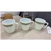 Image 12 : Vintage Pyrex Spring Blossom Bowl, Ridgway Shakespeare's Country Teapot, Corelle and Pyrex Mugs