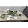 Image 1 : Vintage Pyrex Spring Blossom Bowl, Ridgway Shakespeare's Country Teapot, Corelle and Pyrex Mugs