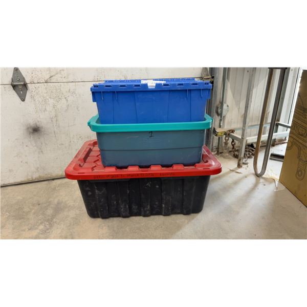 Tuffstore by Accent 70 Litre Storage Tote and Rubbermaid Tote