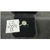 Image 1 : 925S 2.0ct Moissanite Solitaire Ring, Size 7, 925 Sterling Silver with White Gold Overlay, D-VVS1