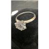 Image 4 : 925S 2.0ct Moissanite Solitaire Ring, Size 7, 925 Sterling Silver with White Gold Overlay, D-VVS1